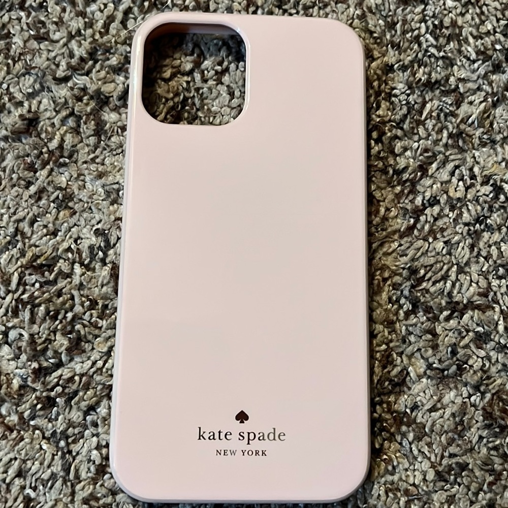 Adorable smooth light pink Kate Spade phone case